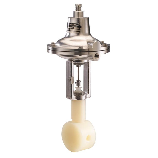 Research Control Valve PVDF Plastic Control Valve for Corrosive Service